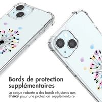imoshion Coque Design avec cordon Apple iPhone 15 - Sandstone Dandelion