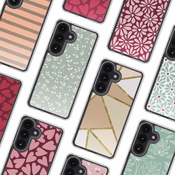 imoshion Coque Design Samsung Galaxy S26 - Smoke Green Flowers