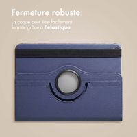 imoshion Coque tablette rotatif à 360° Apple iPad 6 (2018) 9.7 pouces / iPad 5 (2017) 9.7 pouces - Bleu foncé