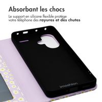 imoshion Étui de télephone portefeuille Design Xiaomi Redmi Note 13 Pro Plus (5G) - White Daisy