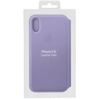 Apple Étui de téléphone Leather Folio Apple iPhone X / Xs