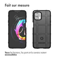 imoshion Coque Arrière Rugged Shield Motorola Edge 20 Lite - Noir