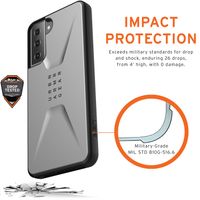 UAG Coque Civilian Samsung Galaxy S21 Plus - Argent