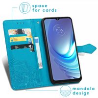 imoshion Etui de téléphone portefeuille Motorola Moto G50 - Turquoise