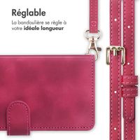 imoshion Etui de télephone portefeuille avec cordon Samsung Galaxy A27 (5G) - Rouge