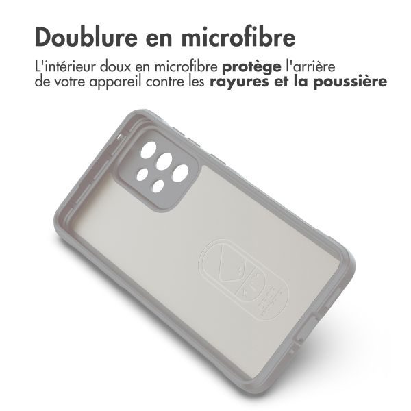 imoshion Coque arrière EasyGrip Samsung Galaxy A33 - Gris