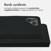 Accezz Étui de télephone Wallet Fairphone 5 - Noir