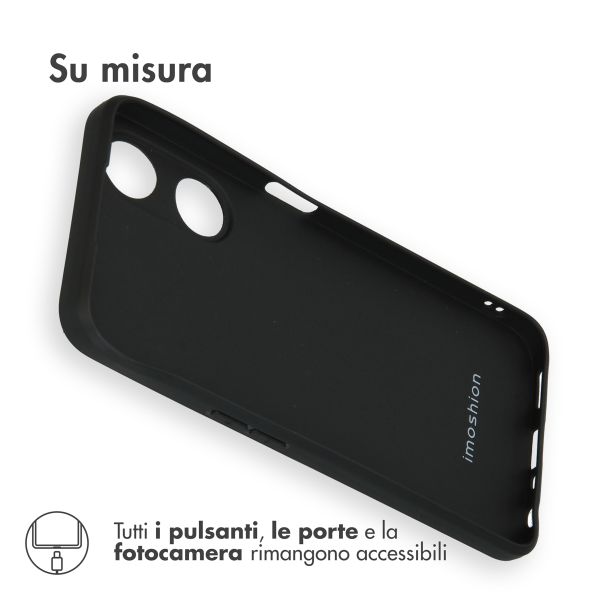 imoshion Coque Couleur Oppo A78 (4G) - Noir
