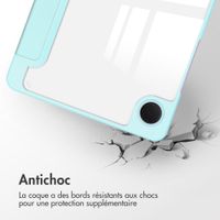 imoshion Coque tablette rigide Trifold Samsung Galaxy Tab A11 Plus - Bleu clair