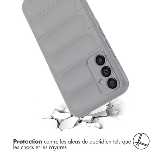 imoshion Coque arrière EasyGrip Samsung Galaxy A34 (5G) - Gris