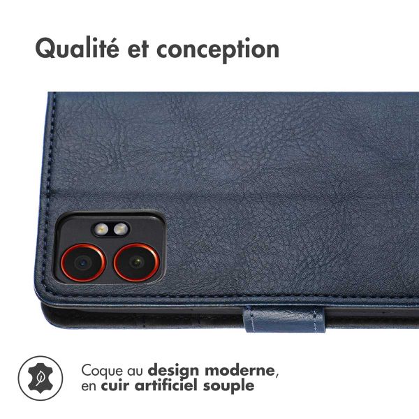 imoshion Étui de télephone portefeuille Samsung Galaxy Xcover 7 Pro - Bleu foncé