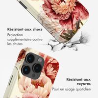Selencia Coque arrière Vivid Apple iPhone 15 Pro - Vintage Peony