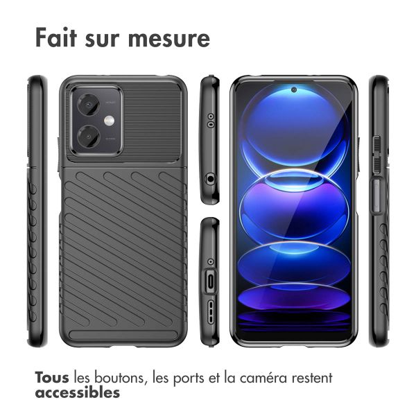 imoshion Coque arrière Thunder Xiaomi Poco X5 5G - Noir