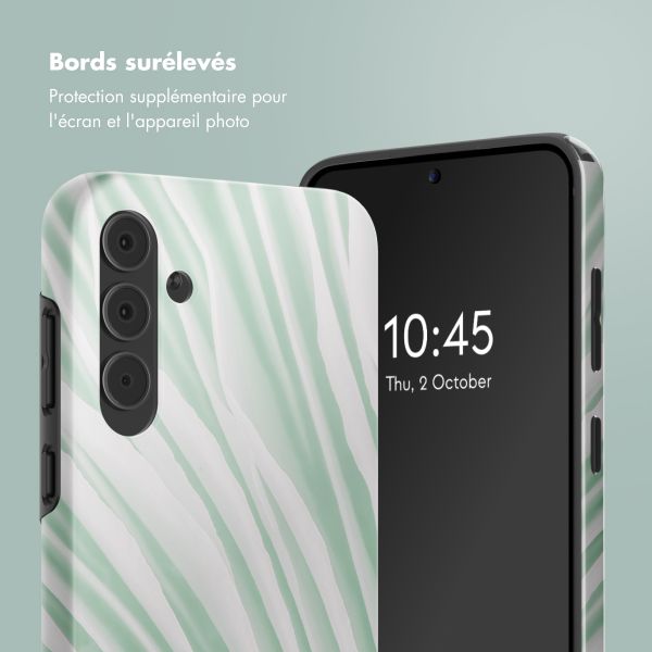 Selencia Coque arrière Vivid Tough Samsung Galaxy A55 - Marble Grayed Jade