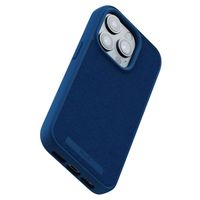 Njorð Collections Coque daim Comfort+ MagSafe iPhone 15 Pro - Blue