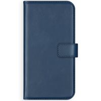 Selencia Étui portefeuille en cuir véritable Apple iPhone 12 Pro Max - Bleu