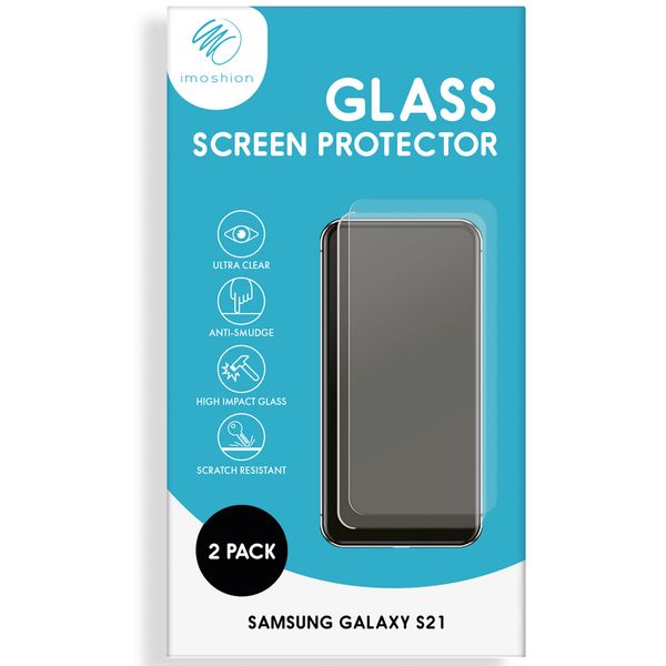 imoshion Protection d'écran en verre trempé 2 pack Galaxy S21