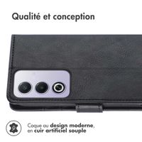 imoshion Étui de téléphone portefeuille Luxe Oppo A80 5G - Noir