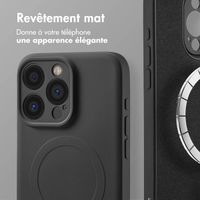 imoshion Coque Couleur avec MagSafe Apple iPhone 15 Pro Max - Noir