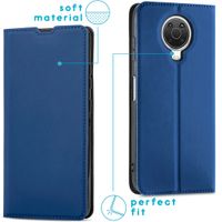 imoshion Étui de téléphone Slim Folio Nokia G10 / G20 - Bleu foncé