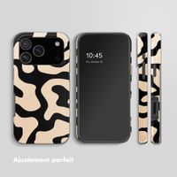 Selencia Coque arrière Vivid Apple iPhone 17 Pro Max - Art Wave Black