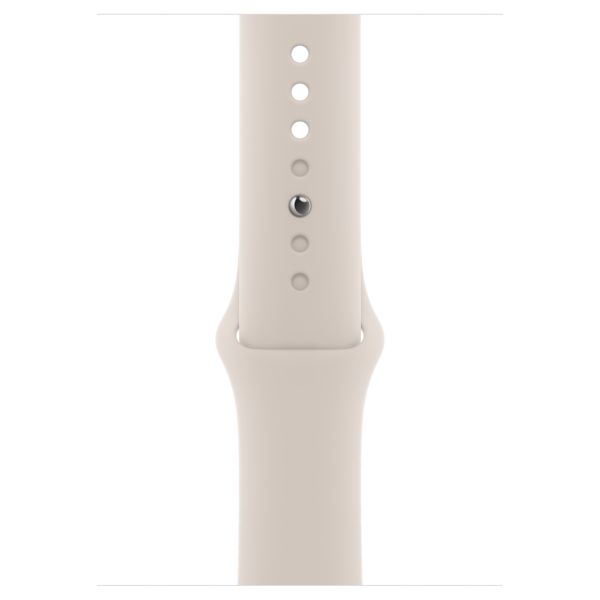 Apple Sport Band Apple Watch Series 1 á 10 / SE / Ultra (2) (44/45/46/49 mm) - Taille M/L - Starlight