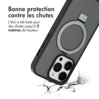 Accezz Coque Ring Stand avec MagSafe Apple iPhone 14 Pro - Noir