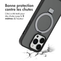 Accezz Coque Ring Stand avec MagSafe iPhone 14 Pro - Noir