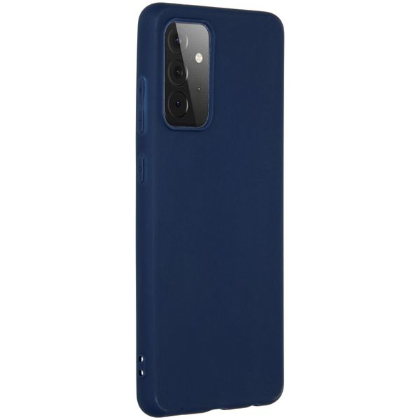 imoshion Coque Couleur Samsung Galaxy A72 - Bleu foncé