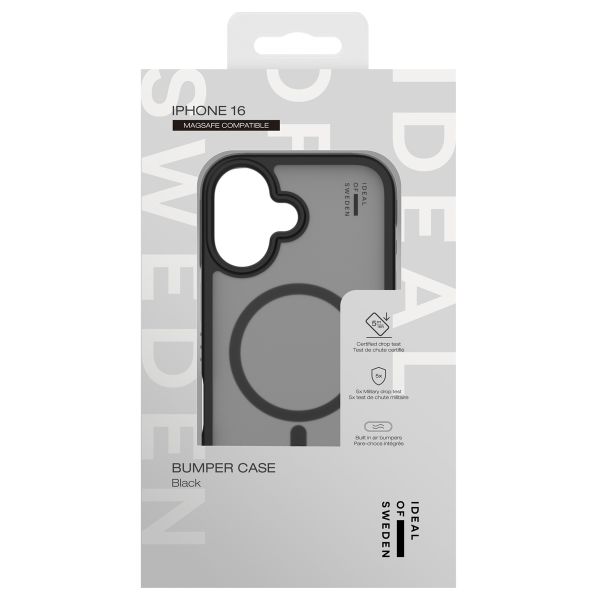 iDeal of Sweden Coque Bumper MagSafe Apple iPhone 16 - Noir