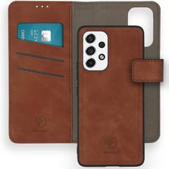 imoshion Etui de télephone luxe 2-en-1 amovible Samsung Galaxy A53 - Marron
