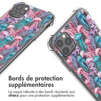 imoshion Coque Design avec cordon Apple iPhone 11 Pro Max - Jellyfish Watercolor