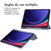 imoshion Coque tablette rigide Trifold Samsung Galaxy Tab S9 11.0 pouces - Violet