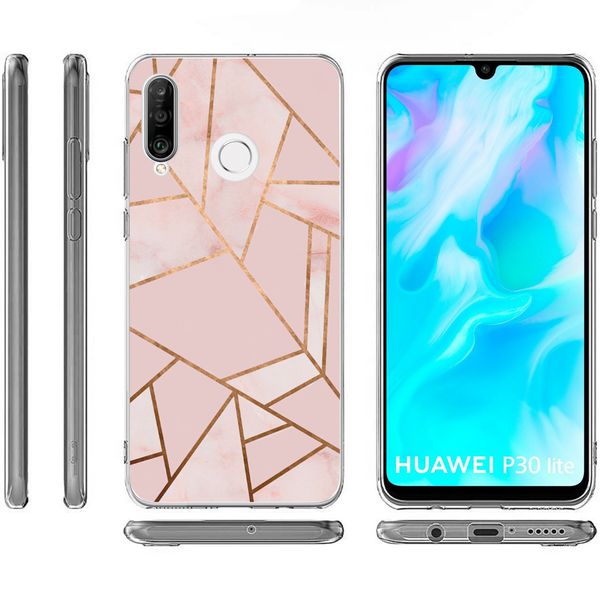 imoshion Coque Design Huawei P30 Lite - Pink Graphic