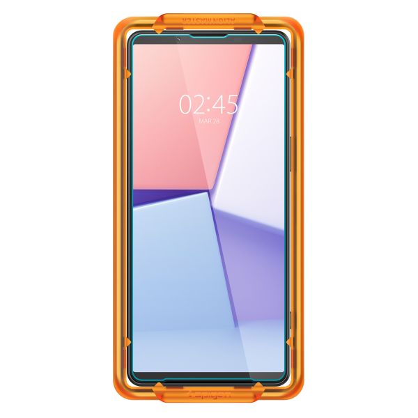 Spigen Protection d'écran en verre trempé GLAStR Fit 2 Paquets + Applicator Sony Xperia 1 VI