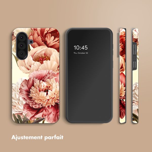 Selencia Coque arrière Vivid Samsung Galaxy A37 (5G) - Vintage Peony