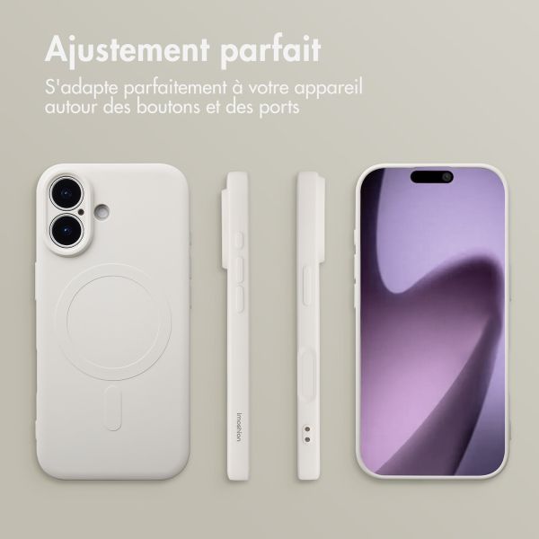 imoshion Coque Couleur avec MagSafe Apple iPhone 17 - Beige
