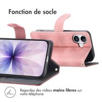 imoshion Etui de télephone portefeuille avec cordon Apple iPhone 17 - Rose