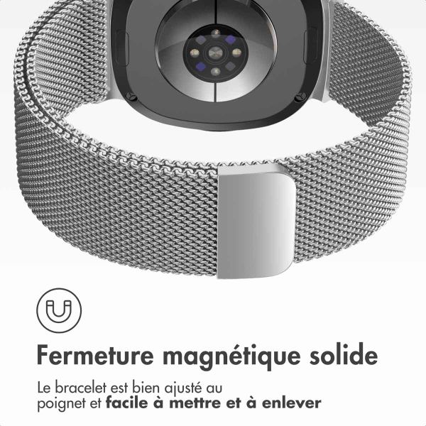 imoshion Bracelet magnétique milanais Samsung Galaxy Watch 8 (40/44mm) / Classic (46mm) - Argent