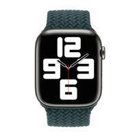 Apple Bracelet Solo tressé Apple Watch | 44/45/46/49 mm - Taille 2 - Rainforest
