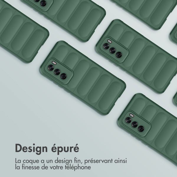 imoshion Coque arrière EasyGrip Oppo Reno 12 Pro - Vert foncé