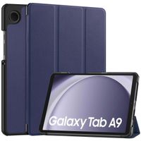 imoshion Coque tablette Trifold Samsung Galaxy Tab A9 8.7 pouces - Bleu foncé