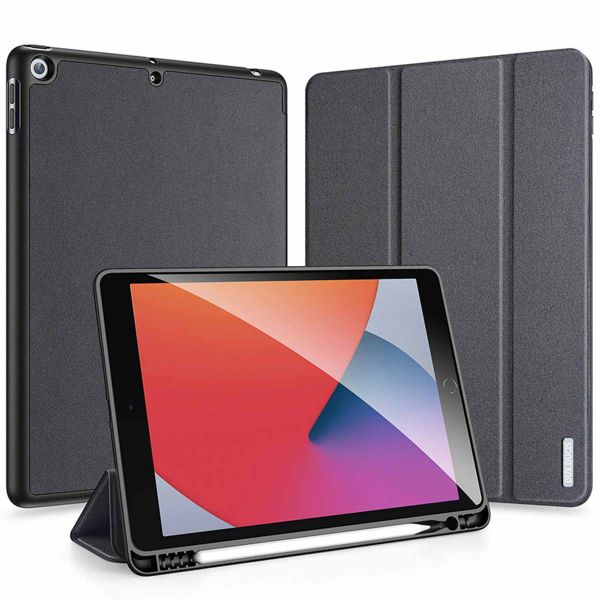 Dux Ducis Coque tablette Domo Apple iPad 9 (2021) 10.2 pouces / iPad 8 (2020) 10.2 pouces / iPad 7 (2019) 10.2 pouces - Noir