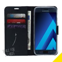 Accezz Étui de télephone Wallet Samsung Galaxy A3 (2017) - Noir