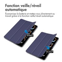 imoshion Coque tablette Trifold Apple iPad Pro 11 (2024) M4 - Bleu foncé