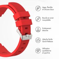 imoshion Bracelet en silicone souple - Connexion universelle 20 mm - Rouge