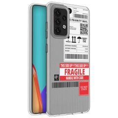 imoshion Coque Design Samsung Galaxy A52(s) (5G/4G) - Shipping label