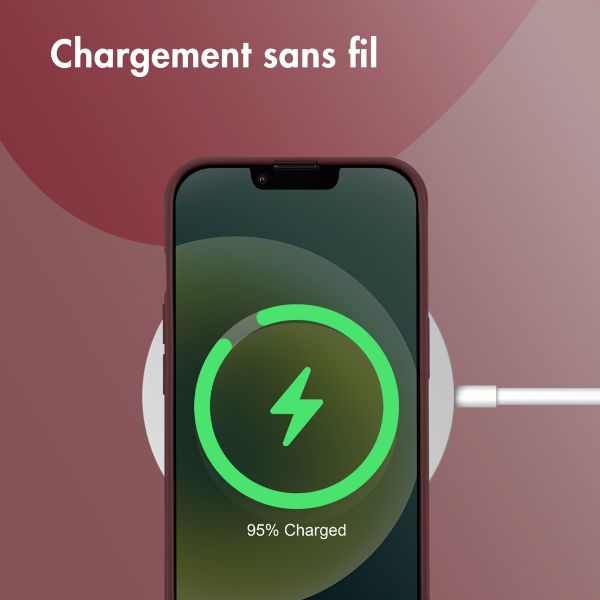 imoshion Coque Couleur Apple iPhone 16e - Wine Red