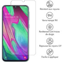 Selencia Protection d'écran en verre trempé Samsung Galaxy A40