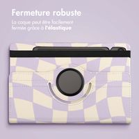 imoshion Coque tablette Design rotatif à 360° Samsung Galaxy Tab S10 Lite / S10 FE / S9 FE - Dancing Cubes